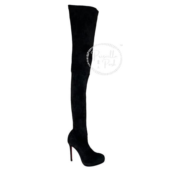 Christian Louboutin
Suede Calfskin Louise XI 120 Thigh High Boots 37.5 - Picture 10 of 16
